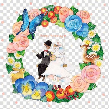 Floral design Wedding Bridegroom, Wedding wreaths transparent background PNG clipart