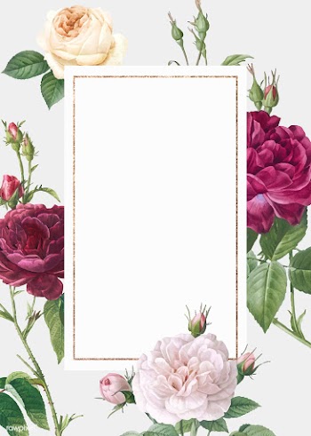 Floral design wedding invitation mockup | Free stock vector - 581095