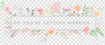Floral design Wedding Marriage Bride Gift, wedding transparent background PNG clipart
