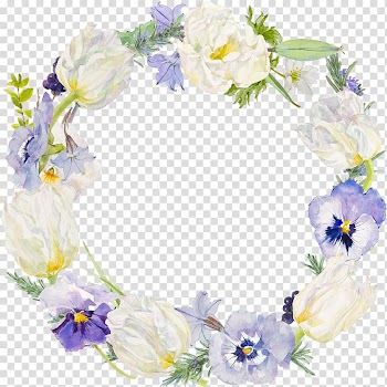 Floral design Wreath Cut flowers, design transparent background PNG clipart
