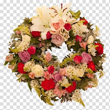 Floral design Wreath Flower bouquet Cut flowers Artificial flower, flower transparent background PNG clipart