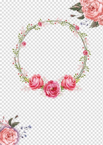 Floral design Wreath Garland Crown, Peony Wreath, pink flowers transparent background PNG clipart