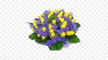 Floral design Yellow Flower bouquet Petal - Purple Yellow Bouquet 