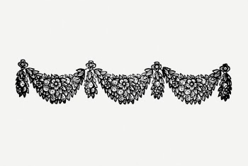 Floral divider drawing, vintage illustration | Free PSD - rawpixel