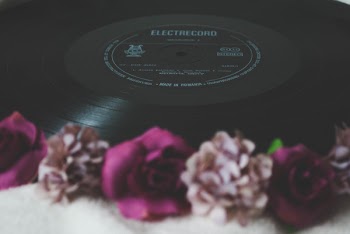 Floral Electrocord Vinyl Record Decor