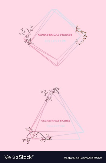 Floral elegant botanical card design with vector image