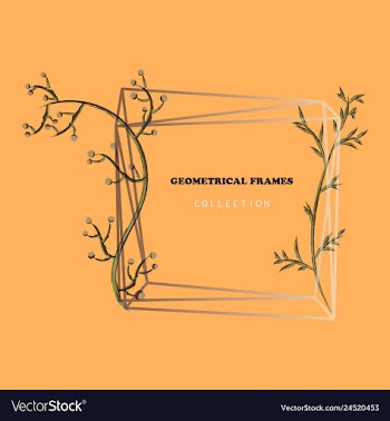 Floral elegant botanical card design with vector image