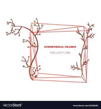 Floral elegant botanical card design with vector image