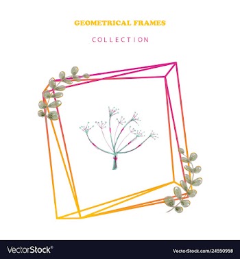 Floral elegant botanical card design with vector image