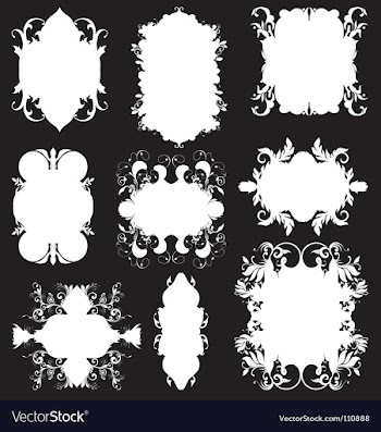 Floral elements vector image