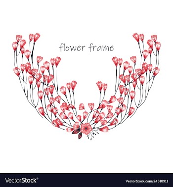 Floral elementscolorful floral collection with vector image