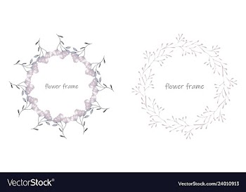 Floral elementscolorful floral collection with vector image