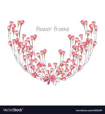 Floral elementscolorful floral collection with vector image