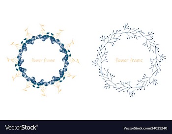 Floral elementscolorful floral collection with vector image