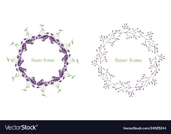 Floral elementscolorful floral collection with vector image