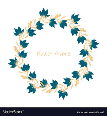 Floral elementscolorful floral collection with vector image