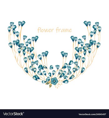 Floral elementscolorful floral collection with vector image