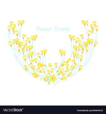 Floral elementscolorful floral collection with vector image