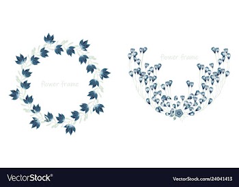 Floral elementscolorful floral collection with vector image