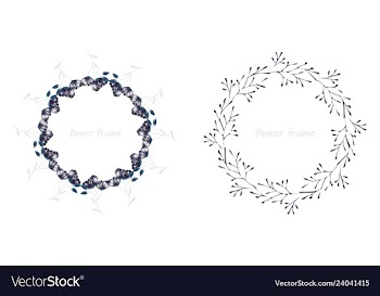 Floral elementscolorful floral collection with vector image