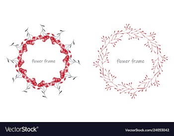 Floral elementscolorful floral collection with vector image