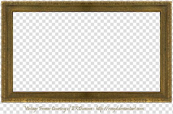 Floral Embossed Frame, brown wooden frame transparent background PNG clipart