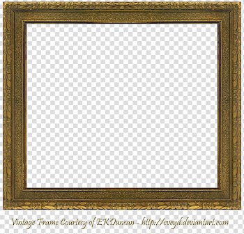 Floral Embossed Frame , brown wooden frame with text overlay transparent background PNG clipart