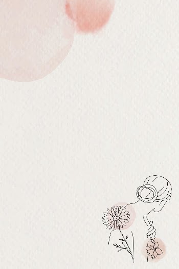 Floral feminine background, woman portrait | Free Photo - rawpixel