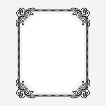 Floral flourish frame, vintage illustration. | Free Photo - rawpixel