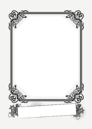 Floral flourish frame, vintage illustration | Free PSD - rawpixel