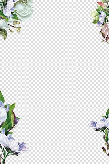 Floral , Flower, Hand painted flowers background transparent background PNG clipart