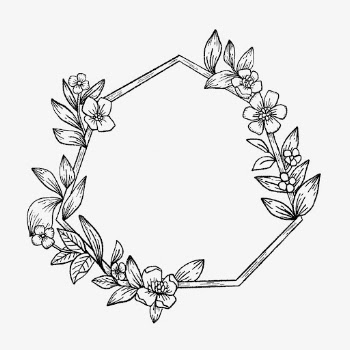 Floral frame background, black botanical | Free Photo Illustration - rawpixel