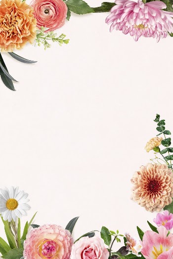 Floral frame background, flower, botanical | Free Photo - rawpixel
