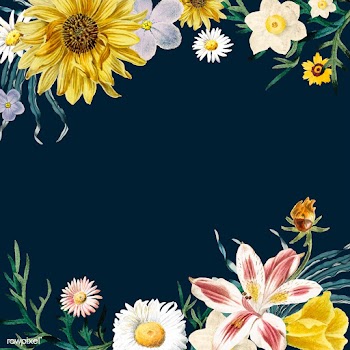 Floral frame background | Free stock vector - 545015