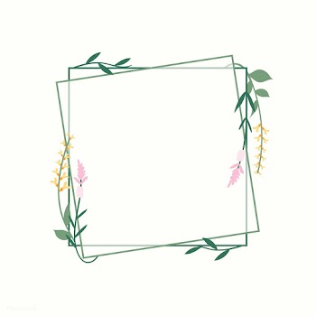 Floral frame badge | Free stock vector - 544767