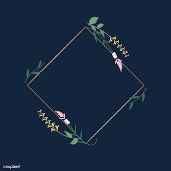 Floral frame badge | Free stock vector - 544772