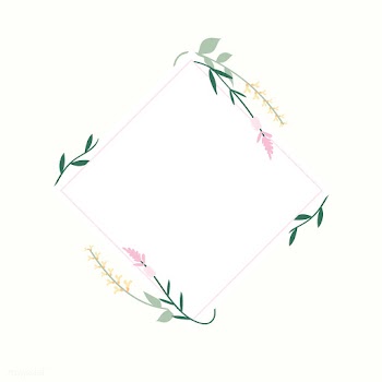 Floral frame badge | Free stock vector - 544777