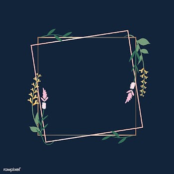 Floral frame badge | Free stock vector - 544779