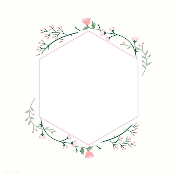 Floral frame badge | Free stock vector - 544791