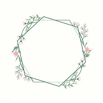 Floral frame badge | Free stock vector - 544797