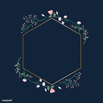 Floral frame badge | Free stock vector - 544798