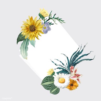 Floral frame badge | Free stock vector - 544938