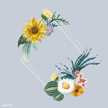 Floral frame badge | Free stock vector - 544946