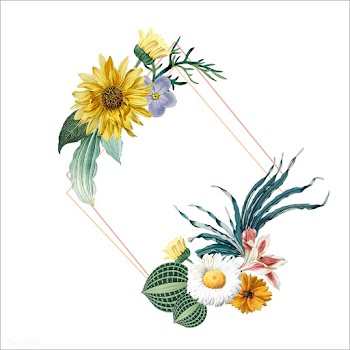 Floral frame badge | Free stock vector - 544947