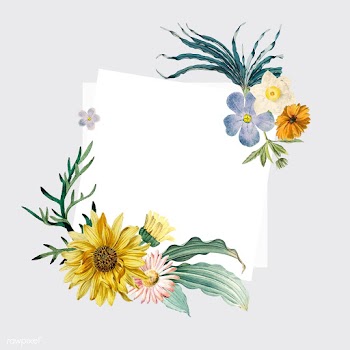 Floral frame badge | Free stock vector - 544954