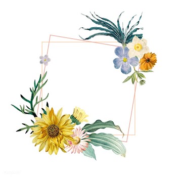 Floral frame badge | Free stock vector - 544959