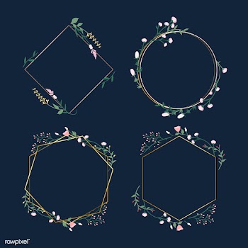 Floral frame badges | Free stock vector - 544768