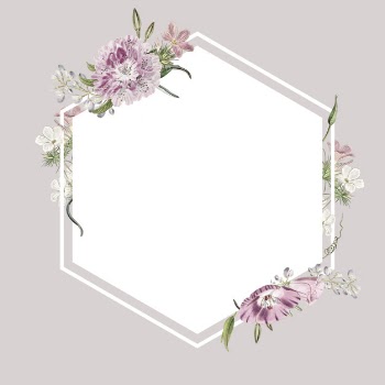 Floral frame design Free Psd