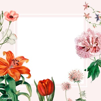Floral frame design | Free stock vector - 559054