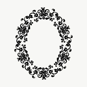 Floral frame drawing, illustration vector. | Free Vector - rawpixel
